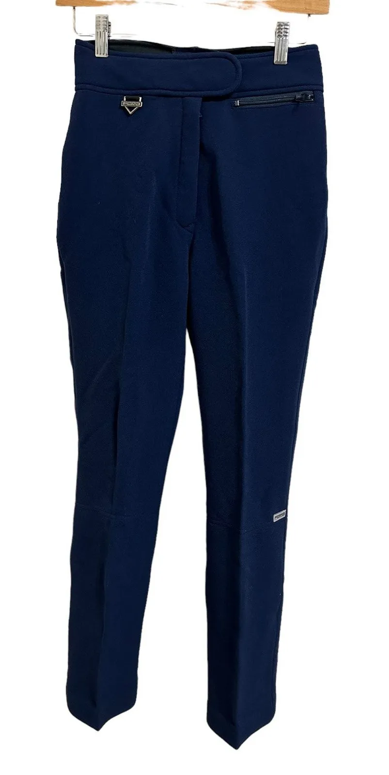 Fera Skiwear vintage women's navy blue straight pants size 8R