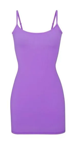 SKIMS Fits Everybody Slip Mini Dress Ultra Violet Size XS