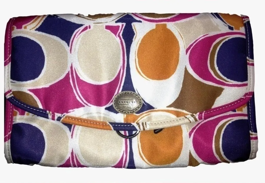 Coach Cosmetic Kit Travel Organizer Bag F77422