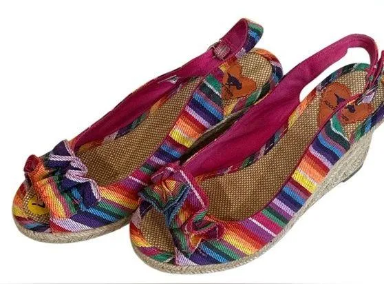 Rocket Dog Pink Espadrilles Vibrant Slip-On