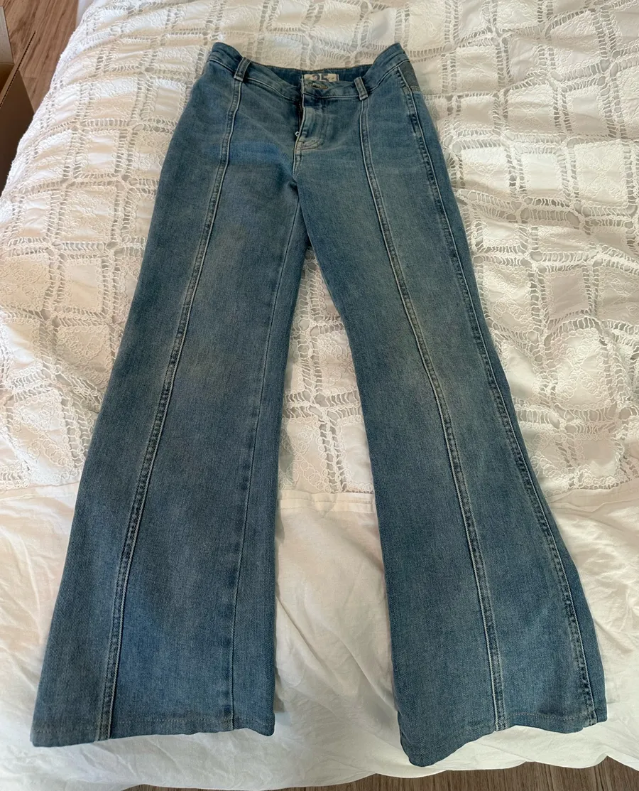 Free People In The Sun Seasons Flare Jeans