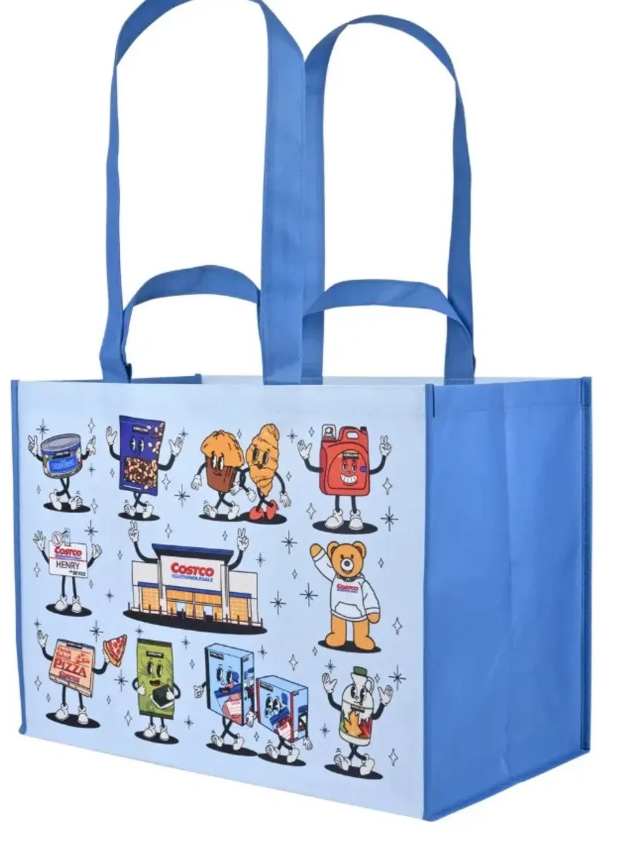 Costco KeepCool Character Oversized Tote Bag. Blue