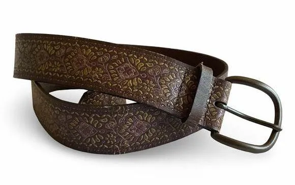 Old Navy Embossed Leather Belt