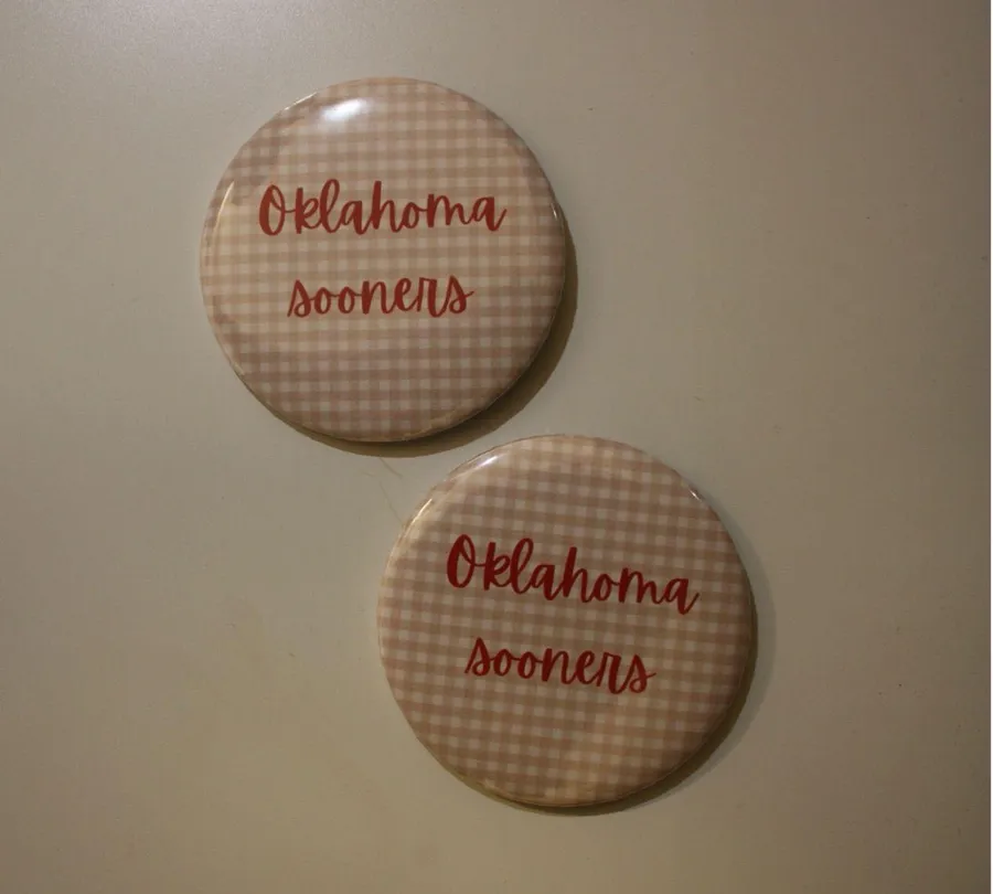 OU game day button Red