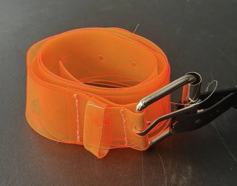 Belt Solid Rich Fashion Orange Color Belt