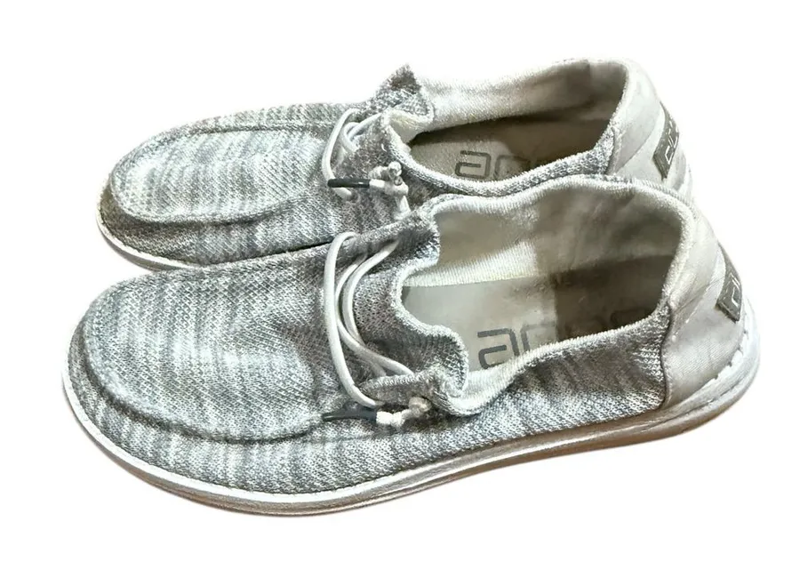 Hey Dude Women’s Wendy Sox loafers in Glacier Grey Sz 7