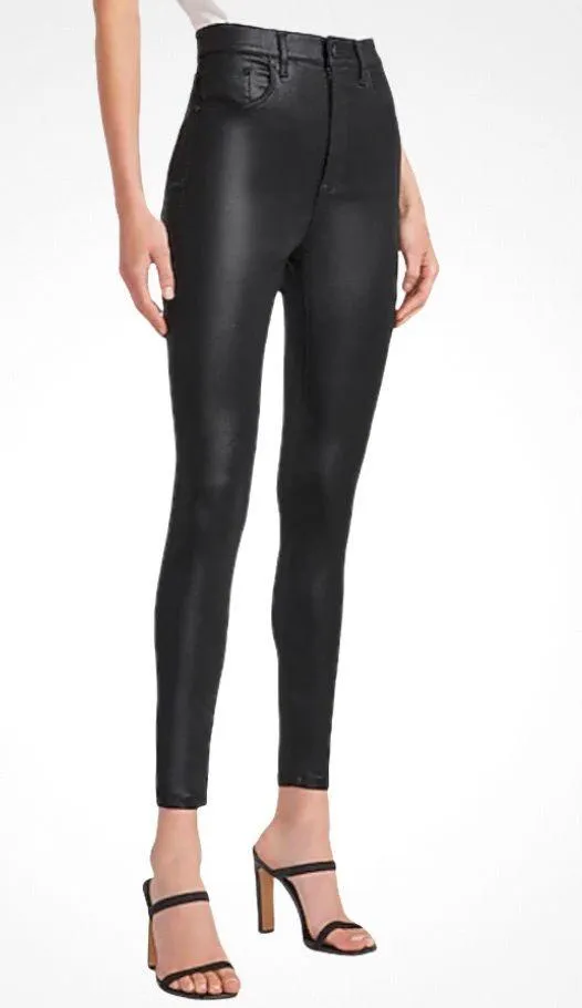 High Waisted Black Skinny Jeans