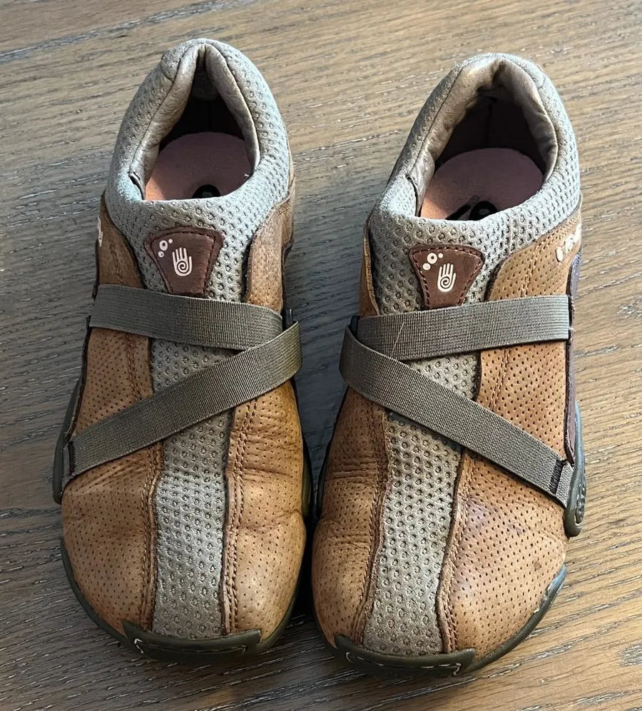 Teva Shay Chestnut Brown and Tan Slip On Shoes Size 6.5