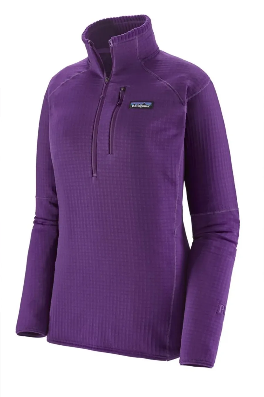 Patagonia Women's R1 Fleece Pullover in purple