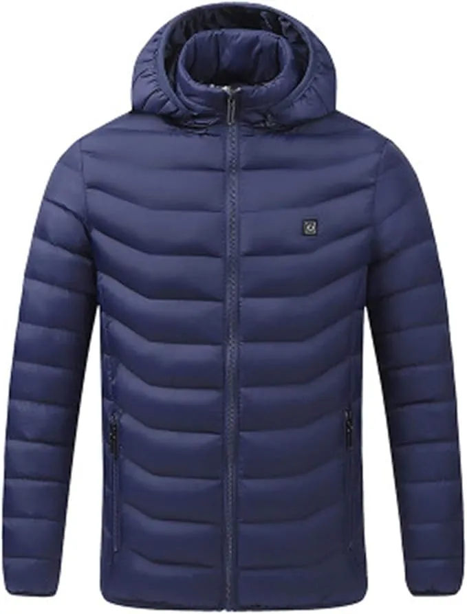 BRAND NEW ~ NWOT ~ Electric USB Navy Blue Heated Puffer Jacket Thermal Coat ~ XL