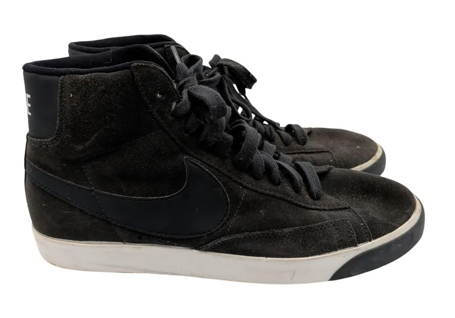 Nike Blazer Mid 77 Black Suede Gum Sole Womens Sneakers 917862-003 Size 9