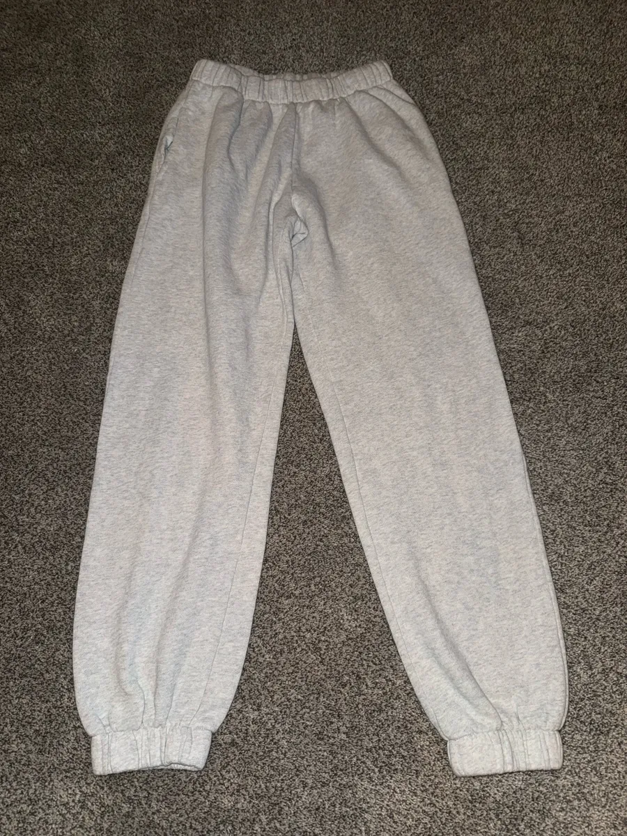 Brandy Melville John Galt California Light Grey Heather Rosa Sweatpants