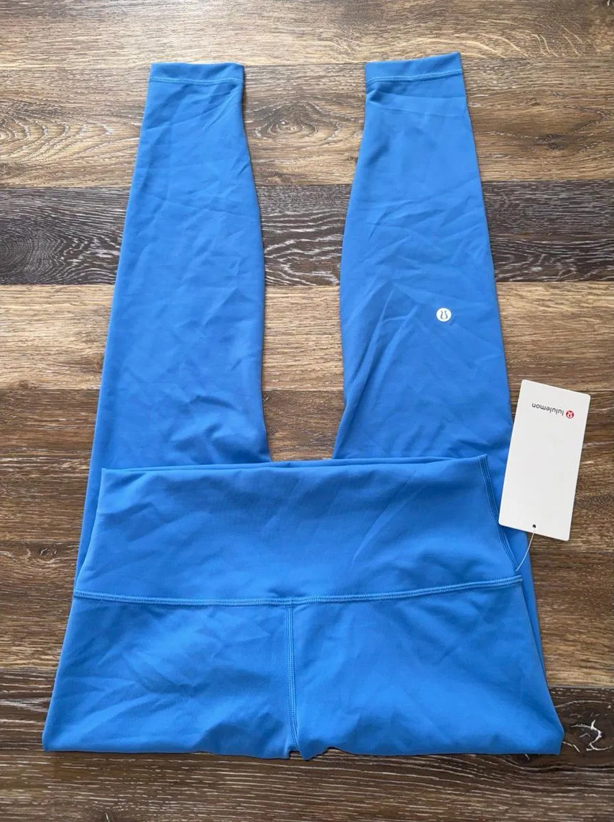 Lululemon Wunder Train High Rise 28” Pool Party Size 10 NWT