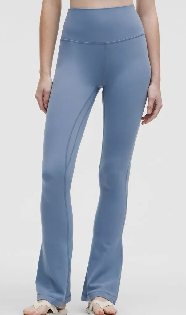 Lululemon Align High Rise Mini Flare Blue Leggings