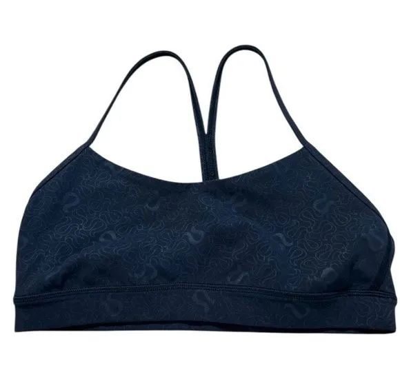 Lululemon Blue Seamless Sports Bra with Racerback