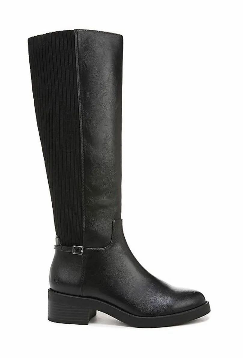 Classic Tall Knee-High Riding Boots in Black Size 9.5
