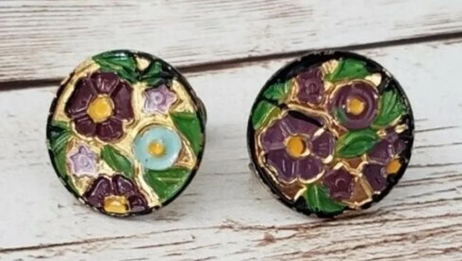 Vintage Screw On Earrings