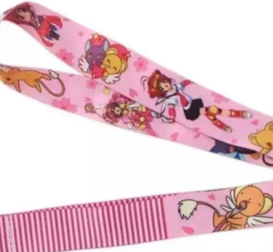 Cardcaptor Sakura Kawaii Lanyard Phone Accessory Pink