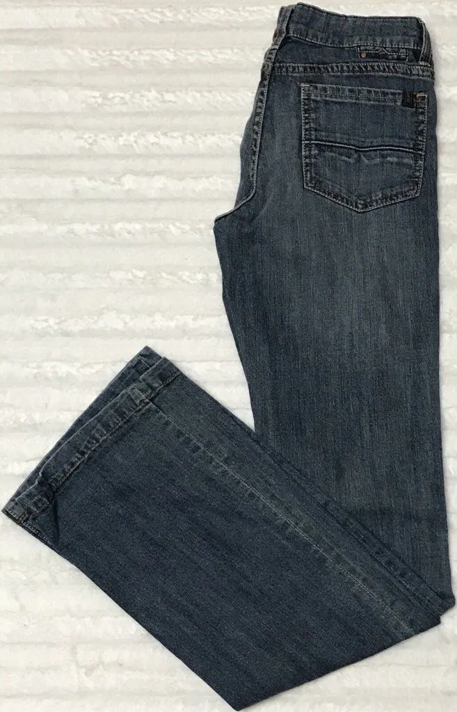 Buffalo Lux Bootcut Jeans Sz 25 Regular Medium Wash Actual 29x32 Low Rise