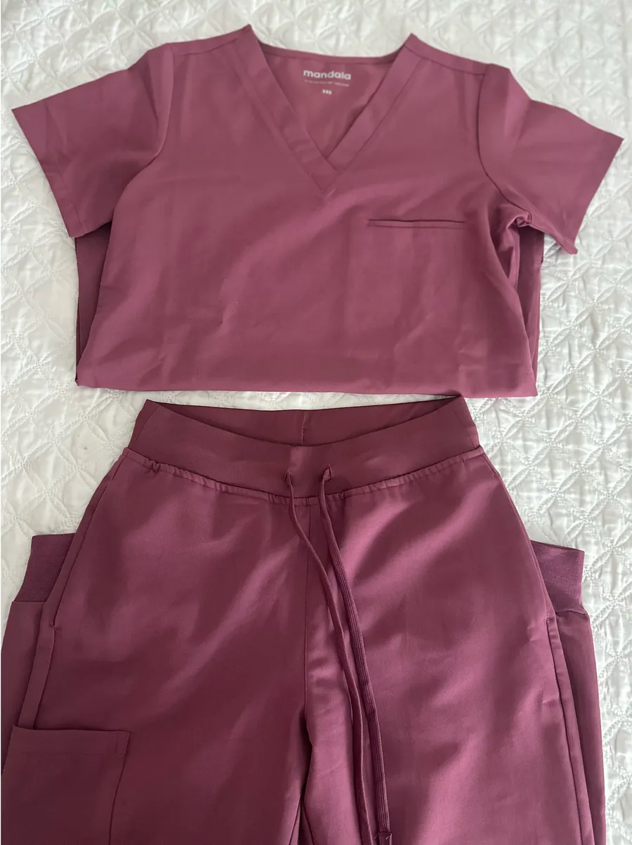Mandala Scrubs Purple Size XXS