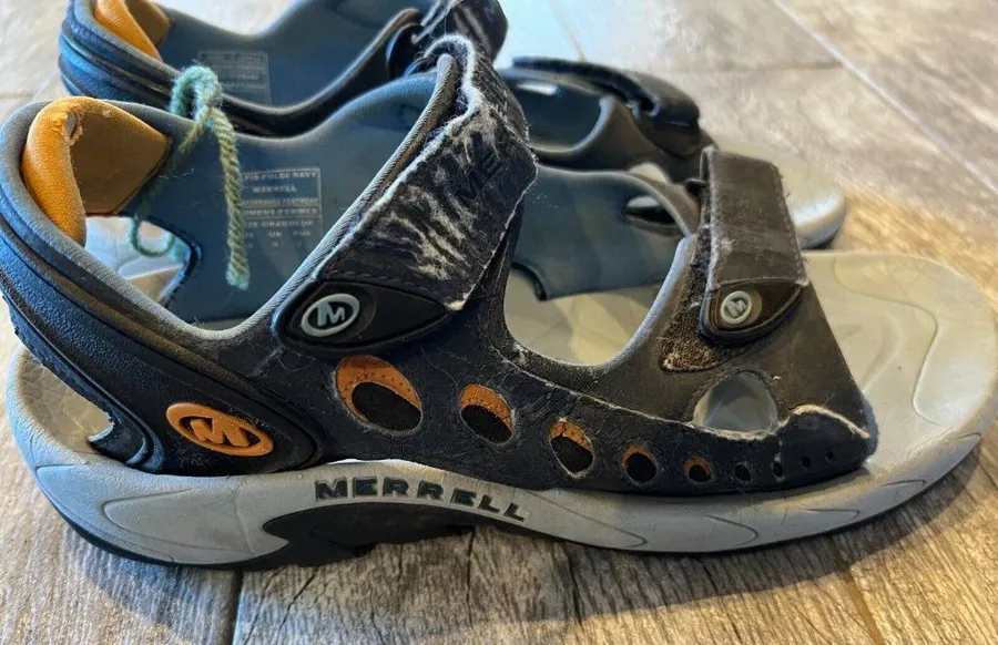 Merrell Rapid Pulse Navy Sandals 10 Blue Performance Sport shoes Hiking Womens