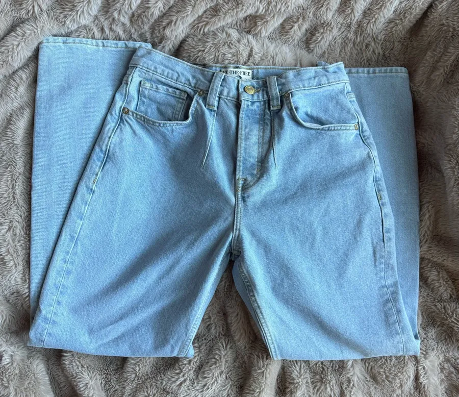 We The Free A New Day Mid Ride Straight Leg Jeans