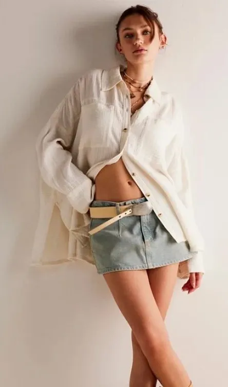 Free people Gallivanting Peekaboo Skort