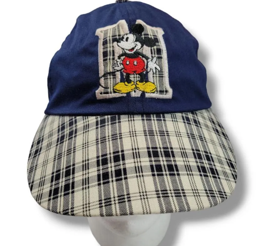 Vintage Mickey Mouse Hat OSFM - Unisex Vintage Hat Embroidered Embroidery