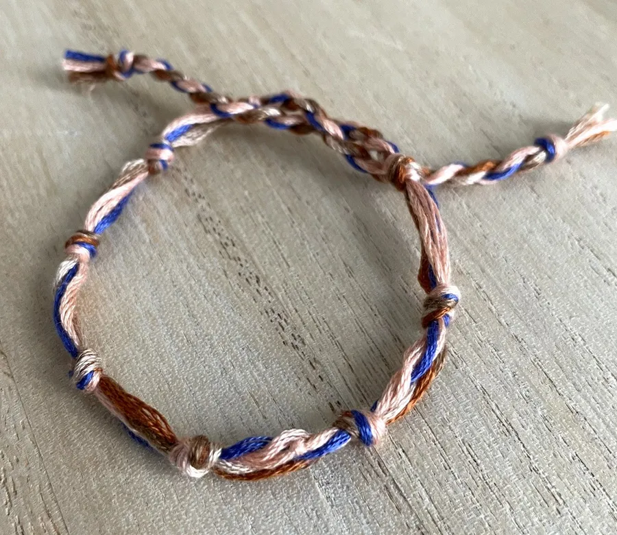 Aida Bracelet anklet trendy comfortable tie embroidery thread woven gift