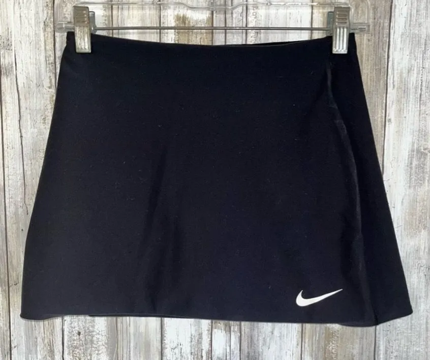 Nike Black Victory Mid Rise Tennis Skort •XS