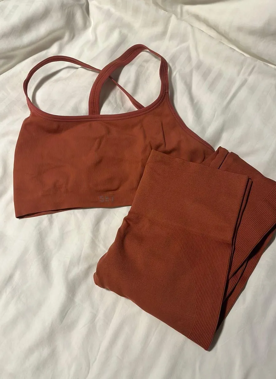 Leggings And Bra Set M