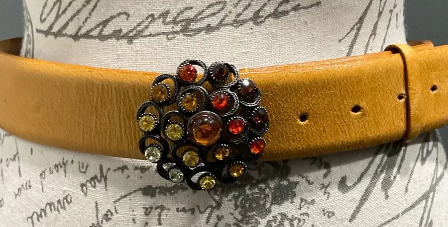 GUIDO ANGELOUI ITALIAN MADE LEATHER BELT