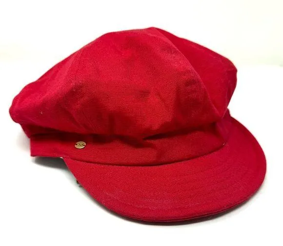 BETMAR New York Red page boy cap, unisex, one size
