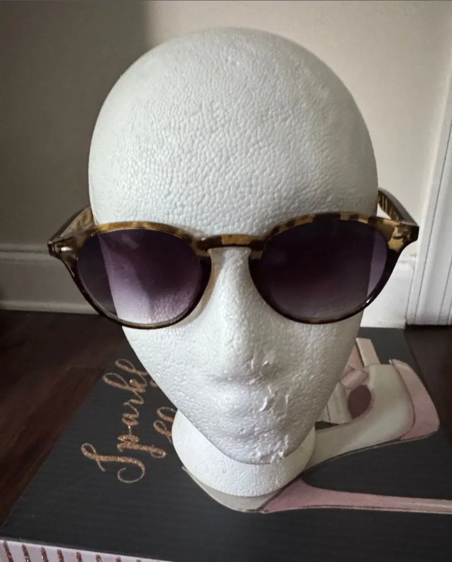 Tortoiseshell Round Women's Sunglasses