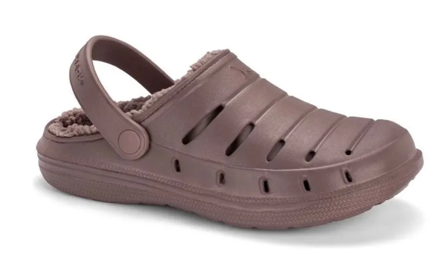 New Rugged Shark Size 10 Maeve Lined Clogs Purple