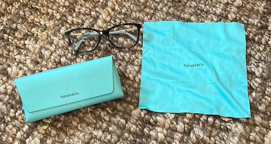 Tiffany & Co. Eyeglasses with Case and Cloth