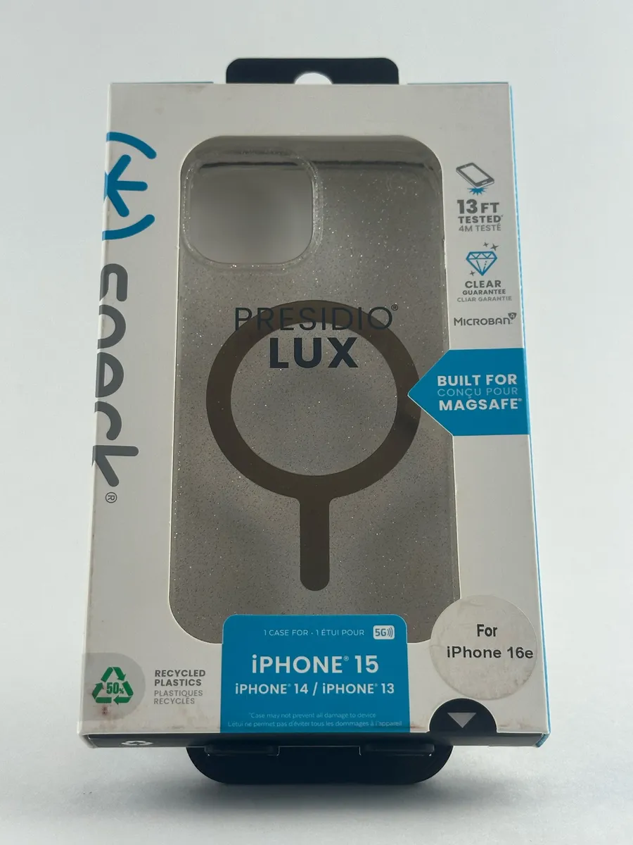 Speck Presidio Lux iPhone 15/14/13 Glitter MagSafe Case NWT