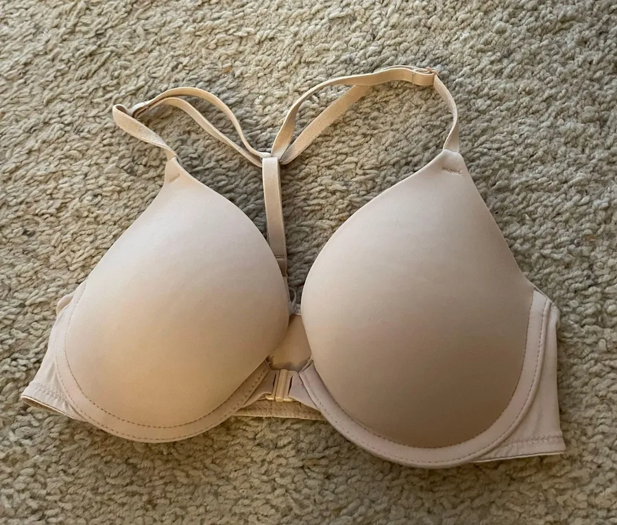 Nude Front Clasp Wear Everywhere Push-Up Bra