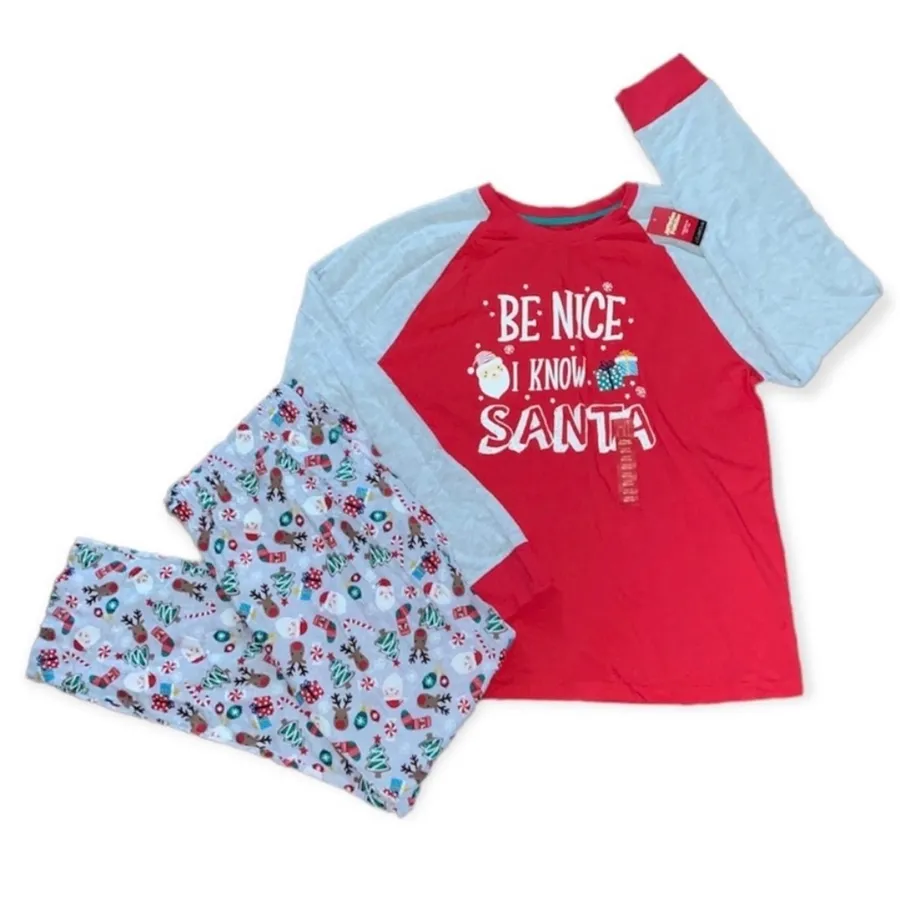 Cuddl Duds Pajama Set