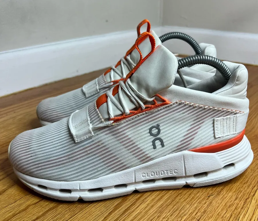 ON CloudNova Void “Undyed White Flame” 3WD12190865 Size 7.5W NO BOX