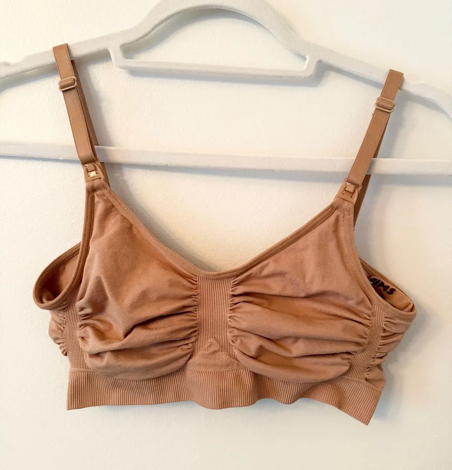 Skims Maternity Nursing Sculpting Bra Nude L/XL
