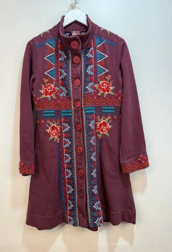 Gypsy, Folk art, Wearable Art, Goblincore, Y2K fashion, Artisan, Jacket Dress
