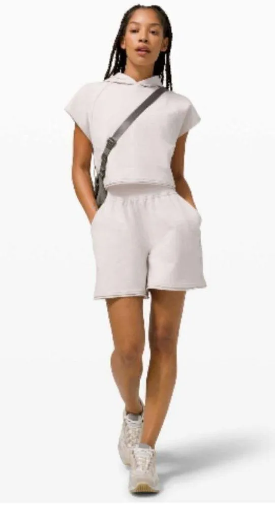 💕LULULEMON💕 LA Boxy Hoodie & High Rise Short Set
