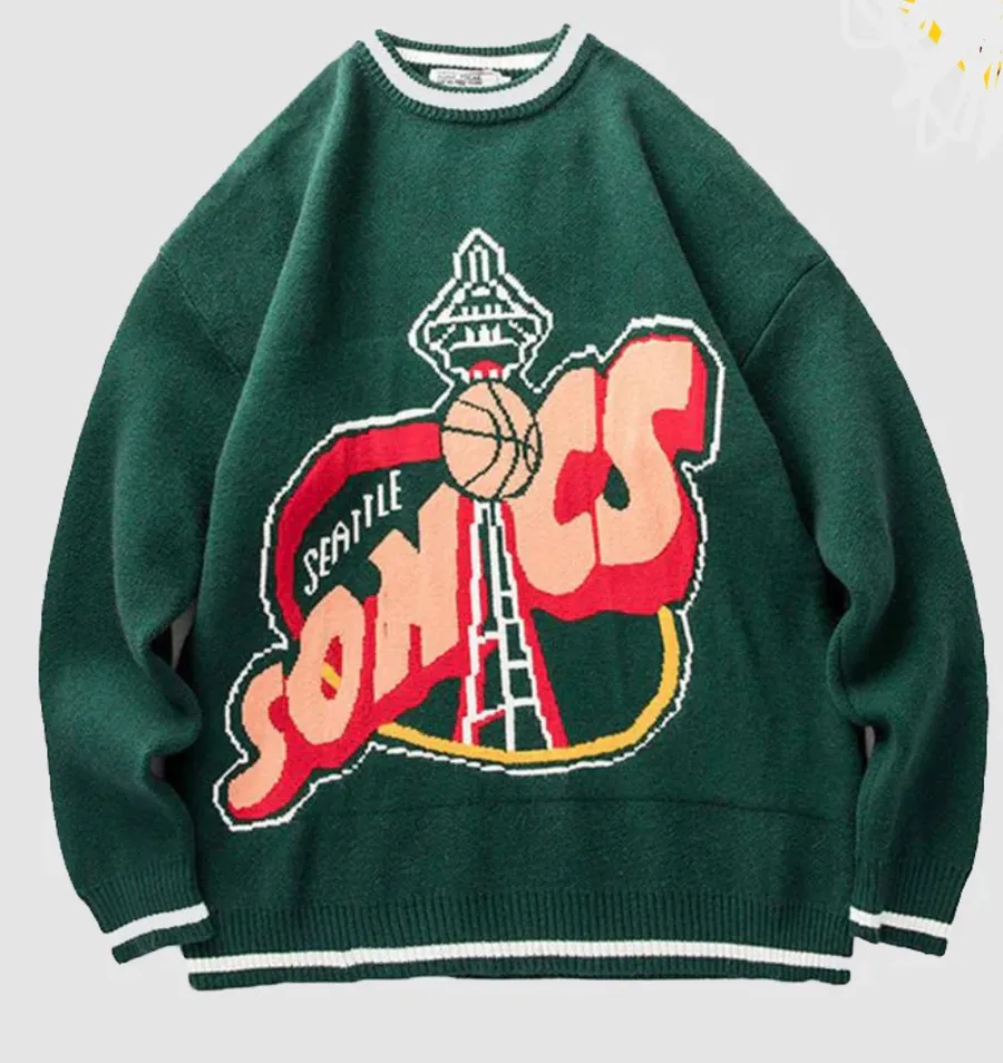 dark green sweater Size L