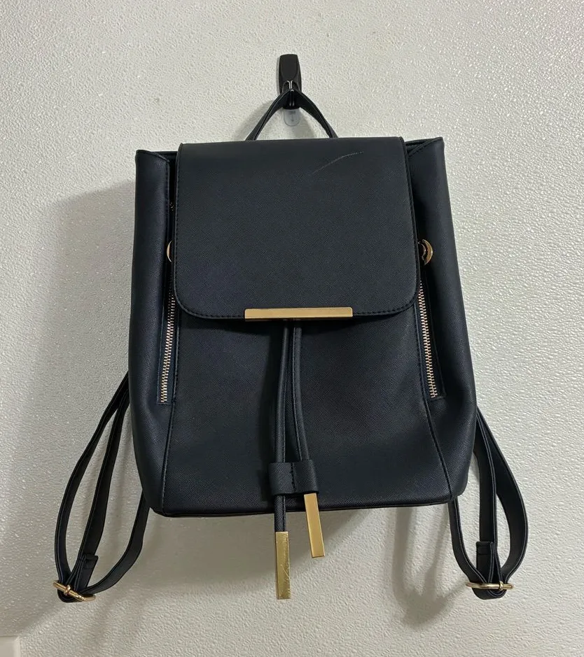 Elegant Navy Backpack Adjustable & Versatile