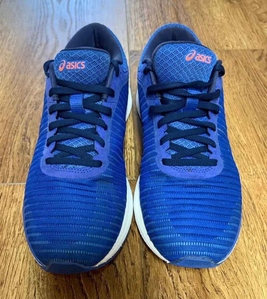 Asics DynaFlyte 2 Blue Running Shoes Womens 10 T7D5N FlyteFoam Sneakers