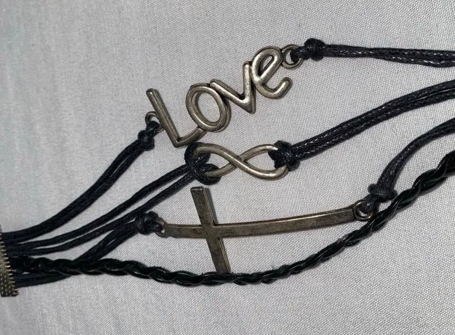 NEW Cross bracelet Black
