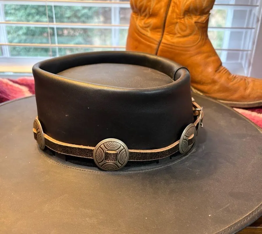 Western hatband Black
