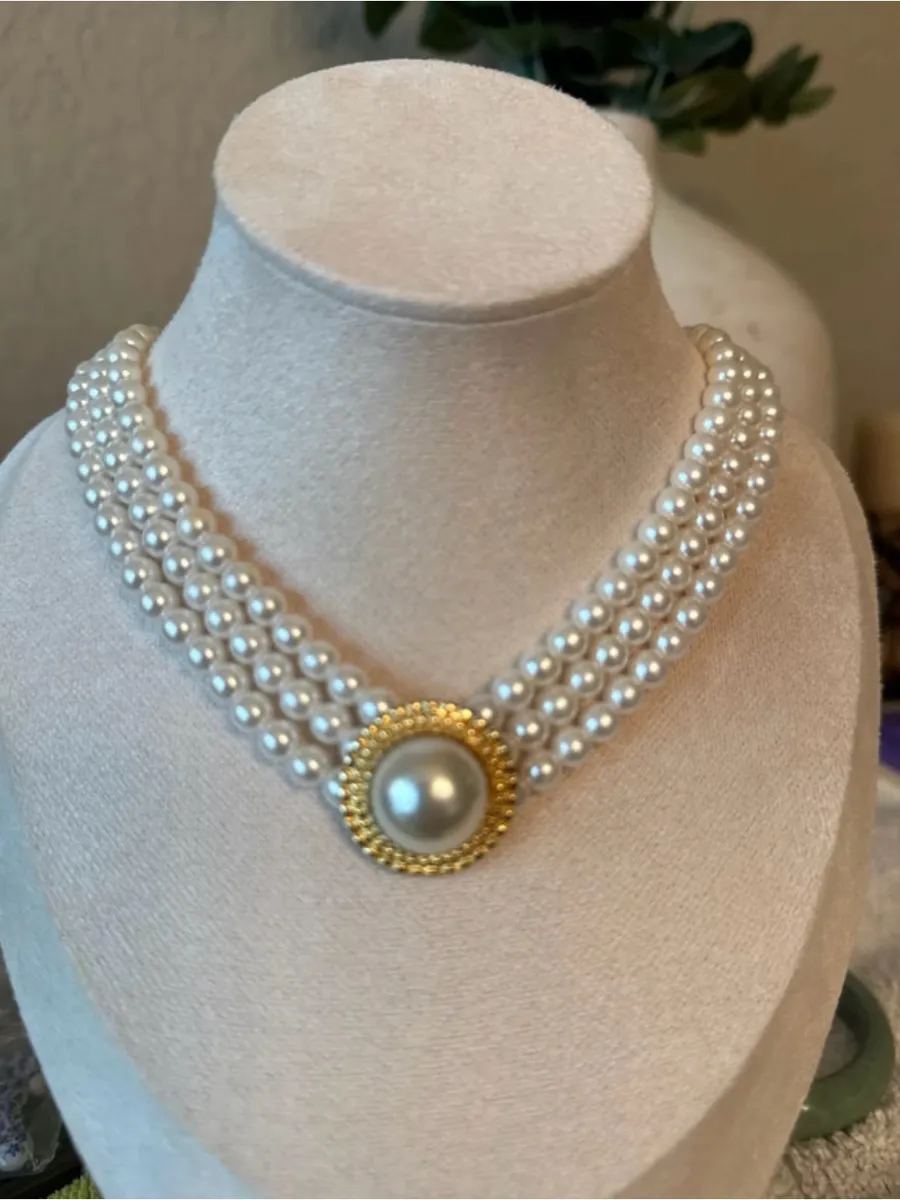 Classic Faux Pearl Multi