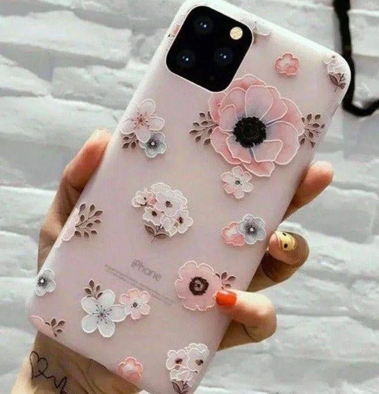 Iphone 12 pro max flower soft case Multi